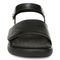 Vionic Awaken RX - Women's Wedge Soft Comfort Sandal - Black - Front