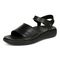 Vionic Awaken RX - Women's Wedge Soft Comfort Sandal - Black - Left angle