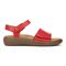 Vionic Awaken RX - Women's Wedge Soft Comfort Sandal - Red - AWAKEN RX-I8710L1600-RED-3r-med