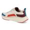 Vionic Walk Max Women's Lace Up Comfort Sneaker - Ivory Multi - Back angle