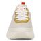 Vionic Walk Max Women's Lace Up Comfort Sneaker - Cream/Tangerine - Front