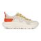 Vionic Walk Max Women's Lace Up Comfort Sneaker - Cream/Tangerine - Right side
