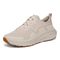 Vionic Walk Max Women's Lace Up Comfort Sneaker - Parchment - Left angle