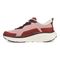 Vionic Walk Max Women's Lace Up Comfort Sneaker - Crystal Rose/Syrah - Left Side