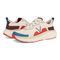 Vionic Walk Max Women's Lace Up Comfort Sneaker - Ivory Multi - pair left angle