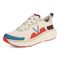Vionic Walk Max Women's Lace Up Comfort Sneaker - Ivory Multi - Left angle