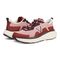 Vionic Walk Max Women's Lace Up Comfort Sneaker - Crystal Rose/Syrah - pair left angle