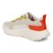 Vionic Walk Max Women's Lace Up Comfort Sneaker - Cream/Tangerine - Back angle