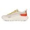 Vionic Walk Max Women's Lace Up Comfort Sneaker - Cream/Tangerine - Left Side