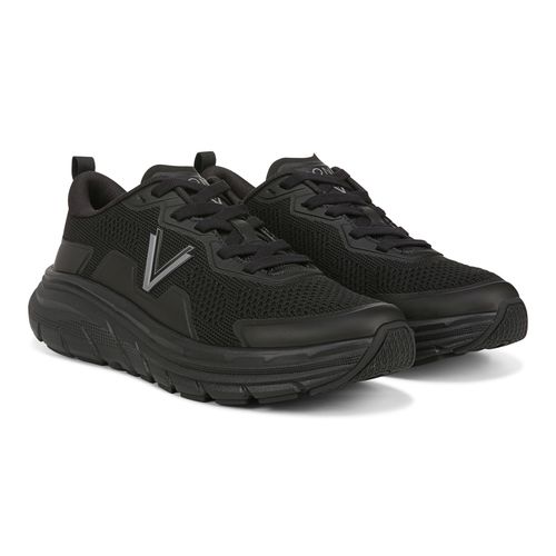 Vionic Walk Max Women's Lace Up Comfort Sneaker - Black - Pair