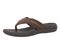 Vionic Men's Tide II Orthotic Support Sandal - Chocolate Ganache - Left angle