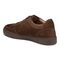 Vionic Lucas Court - Men's Casual Comfort Sneaker - Dark Brown - Back angle