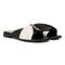 Vionic Miramar Women's Comfort Slide Sandal - Black/cream - Pair