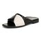 Vionic Miramar Women's Comfort Slide Sandal - Black/cream - Left angle