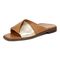 Vionic Miramar Women's Comfort Slide Sandal - Camel/gold - Left angle