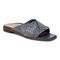 Vionic Miramar Women's Comfort Slide Sandal - Denim Blue - Angle main