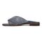 Vionic Miramar Women's Comfort Slide Sandal - Denim Blue - Left Side