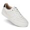 Vionic Kimmie Court - Women's Casual Leather Lace-up Orthotic Shoe - White - KIMMIE COURT-I9793L1101-WHITE-13fl-med