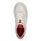 Vionic Kimmie Court - Women's Casual Leather Lace-up Orthotic Shoe - Cream/red - Top