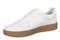 Vionic Kimmie Court - Women's Casual Leather Lace-up Orthotic Shoe - White/gum - Left angle