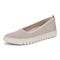 Vionic Uptown Skimmer Women's Knit Slip-On Comfort Shoe - Cameo Rose/gold - Left angle