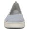 Vionic Uptown Skimmer Women's Knit Slip-On Comfort Shoe - Blue Mist/silver - Front