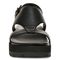 Vionic Alondra Lug Women's T-Strap Comfort Sandal - Black - Front