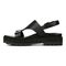 Vionic Alondra Lug Women's T-Strap Comfort Sandal - Black - Left Side
