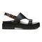 Vionic Alondra Lug Women's T-Strap Comfort Sandal - Black - Right side