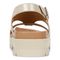 Vionic Alondra Lug Women's T-Strap Comfort Sandal - Gold - Back