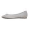 Vionic Klara Knit Women's Ballerina Comfort Skimmer - Light Grey/silver - Left Side