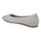 Vionic Klara Knit Women's Ballerina Comfort Skimmer - Light Grey/silver - Back angle