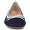 Vionic Klara Knit Women's Ballerina Comfort Skimmer - Navy - Front