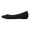 Vionic Klara Knit Women's Ballerina Comfort Skimmer - Black - Left Side