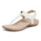 Vionic Brea Women's Toe Post Comfort Sandal - White - Left angle
