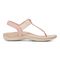 Vionic Brea Women's Toe Post Comfort Sandal - Light Pink - Right side