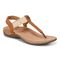 Vionic Brea Women's Toe Post Comfort Sandal - Camel - Angle main