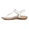 Vionic Brea Women's Toe Post Comfort Sandal - White - Left Side