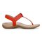 Vionic Brea Women's Toe Post Comfort Sandal - Cherry Tomato - Right side