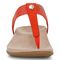 Vionic Brea Women's Toe Post Comfort Sandal - Cherry Tomato - Front