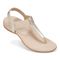 Vionic Brea Women's Toe Post Comfort Sandal - Gold - BREA-I9863L2700-GOLD-13fl-med