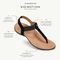 Vionic Brea Women's Toe Post Comfort Sandal - Black - I9863L1001-med