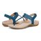 Vionic Brea Women's Toe Post Comfort Sandal - Celestial Teal - pair left angle