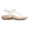 Vionic Brea Women's Toe Post Comfort Sandal - White - Right side
