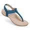 Vionic Brea Women's Toe Post Comfort Sandal - Celestial Teal - Image