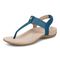Vionic Brea Women's Toe Post Comfort Sandal - Celestial Teal - Left angle