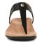 Vionic Brea Women's Toe Post Comfort Sandal - Black - Front