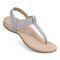 Vionic Brea Women's Toe Post Comfort Sandal - Blue Mist - Image