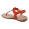 Vionic Brea Women's Toe Post Comfort Sandal - Cherry Tomato - Back angle