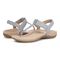 Vionic Brea Women's Toe Post Comfort Sandal - Blue Mist - pair left angle